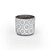 Vaso Cimento Desenho Flor 16X16X14 - Imagem 1