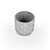 Vaso Cimento Desenho Pena 15,5X15,5X14,5 - Imagem 2