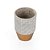 Vaso Cimento Gold Estrelas Alto 16X16X24 - Imagem 2