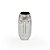 Vaso Metal Face Silver - M 15X12X32 - Imagem 3