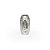 Vaso Metal Face Silver - P 12X9X23,5 - Imagem 2