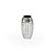 Vaso Metal Face Silver - P 12X9X23,5 - Imagem 3