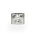 Vaso Metal KISS Silver - P 20X8X16 - Imagem 1