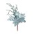 Poinsetia Azul Claro com Estrela Glitter - Flores Cabo Curto - Imagem 1