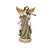 Anjo Decorativo Com Violino Cor Verde - Imagem 1