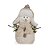 Boneco De Neve Decorativo Com Cachecol e Gorro De Tricô - Imagem 1