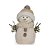 Boneco De Neve Decorativo Com Cachecol e Gorro De Tricô - Imagem 1