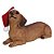 Cachorro Decorativo Basset Marrom 45cm - Imagem 1
