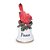 Cardinal em Sino Peace Vermelho e Verde e Branco - Imagem 1