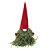 Kringle Folhas Vermelho e Verde P - Imagem 1