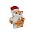 Gatinho Decorativo com Gorro Noel 15cm - Imagem 1