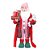Papai Noel com Pijama Vermelho e Branco e Verde 45cm - Imagem 1