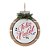 Placa para Pendurar Decorativa Feliz Natal 35cm - Imagem 1