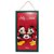 Quadro Escrito Feliz Natal Mickey e Minnie com Gorro 25X44,5 - Imagem 1