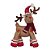 Rena Decorativa com Cachecol e Gorrinho Noel  P - Imagem 1
