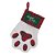 Bota Pata Pet Branco e Vermelho 46cm - Imagem 1