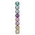 Bola Rainbow Glitter 5cm - 8 Un - Imagem 1