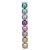 Bola Rainbow Glitter 6cm - 8 Un - Imagem 1