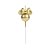 Vela Minnie 360 Dourada - Imagem 1