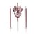 Vela Rosto Minnie Rose Gold - 3 Un - Imagem 1