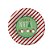 Prato Petisqueira Laminado Papai Noel Chegou 18cm - 8 Un - Imagem 1