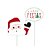 Topo de Bolo Papai Noel Chegou - Imagem 1