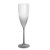 Taça Degradê para Champagne em Acrílico 180ml Prata - Imagem 1