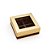 Caixa Para Bombom Garbo Ouro Fosco 9,3x9,3x3,5cm - 10 Un - Imagem 1