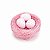 Ninho Decorativo com Ovos Rosa 4x7x7cm - 3 Un - Imagem 1