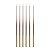Vela Palito Gigante Degrade Perola com Rose Gold 15cm - V174 - 6 Un - Imagem 1