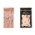 Cortina de Franja Metalizada Rose Gold 100x200cm - Imagem 1