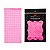 Cortina Quadriculada Metalizada Rosa Bebe - Imagem 1