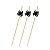 Pick Decorativo Aranha Preto 20cm - 12 Un - Imagem 1