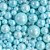 Confeito Sugar Beads Perolizados Azul Claro 100G Sortido - Imagem 1