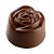 Forma para Chocolate Flor Rosa 27,5X13,5X2,5 - Cromus Allonsy - Imagem 1