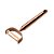 Descascador Fruta/Vegetal 16,5X5,5X1,5cm-Aco Inox Rose Gold - Cromus Allonsy - Imagem 1