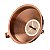 Funil com Filtro 13X10,7X10,5cm - Aço Inox Rose Gold - Imagem 2
