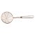 Escumadeira para Fritura 36,5X13,5X1,5cm - Aço Inox Rose Gold - Cromus Allonsy - Imagem 1