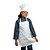 Uniforme Infantil Avental Frontal Unissex Branco M - 55X65cm - Cromus Allonsy - Imagem 1
