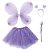 Kit Fada Lilás Infantil - 4 Acessórios - Imagem 1