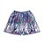Short Escamas Multicolor Azul Adulto - Imagem 1