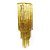 Lustre Metalizado Dourado 40x125cm - 1 Un - Imagem 1