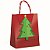 Sacola Laminada Vermelha com Fecha Arv Nat M 26X19,5X9,5 - Imagem 1