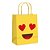 Sacola Papel Emoticons Amarelo P 21,5X15X8 - Imagem 2