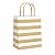 Sacola de Papel Pretty List Kraft e Branco P 21,5x15x8cm - 1 Un - Imagem 3