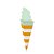 Caixa Cone Cenoura Cenoulistras P 5,5X5,5X22 - 10 Un - Imagem 1