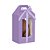 Caixa Maleta Vertical para Ovo com Visor Lavanda 500G - 6 Un - Imagem 1