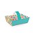 Cesta de Cartão Candy Colors Turquesa PP 14,5X10X5 - 10 Un - Imagem 1