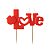 Vela Love Vermelha - 1 Un - Imagem 1
