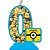 VELA TEMATICA MINIONS Nº 0 - Festcolor - 1Un - Imagem 1